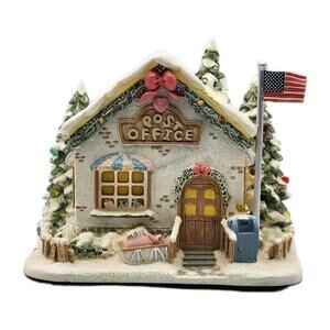 Hawthorne Village Precious Moments Holly-Day Greetings Post Office with COA 2001